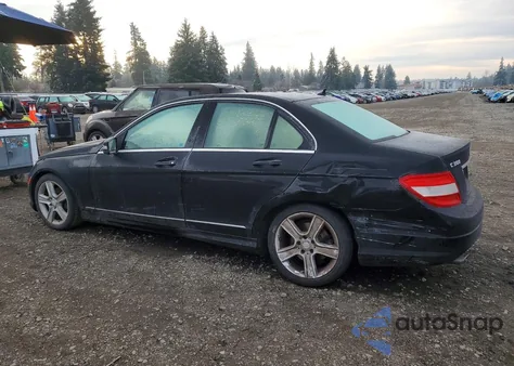 2011 Mercedes-Benz C 300 from USA, damaged, VIN WDDGF5EB3BR136762